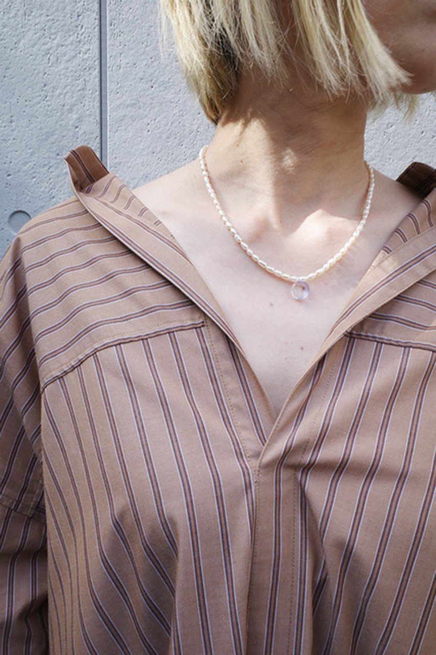 【レム/Lemme】の【ELLE SHOP限定】Pearl Roni ネックレス 人気、トレンドファッション・服の通販 founy(ファニー) 　ファッション　Fashion　レディースファッション　Fashion for Women　ジュエリー　Jewelry　ネックレス　Necklaces & Pendants　ガラス　Glass, Glassware　テクスチャー　Texture, Textured Fabric　ネックレス　Necklace, Pendant Necklace　パール　Pearl, Pearl Accent　モチーフ　Motif, Design Theme　エレガント 上品　Elegant　other-5|ID: prp329100003872848 ipo3291000000031379963
