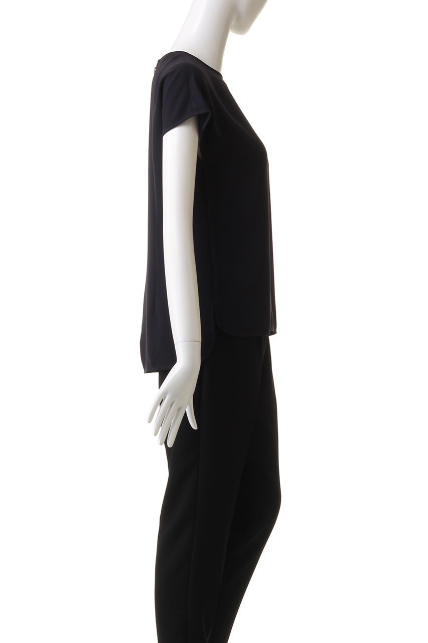 【エムダブリュー/MW】のトリアセテート フレンチスリーヴ トップス 人気、トレンドファッション・服の通販 founy(ファニー) 　ファッション　Fashion　レディースファッション　Fashion for Women　トップス・カットソー　Cut & Sew Tops　シャツ・ブラウス・オフィスカジュアル　Elegant Blouses & Button-Ups　おすすめ　Recommended / Our Picks　ショート　Short, Short Length　シンプル　Simple, Minimal　ストレッチ　Stretch, Stretchy Fabric　スリーブ　Sleeve, Long Sleeve / Short Sleeve　セットアップ　Set-Up, Coordinated Outfit　エレガント 上品　Elegant　other-3|ID: prp329100003872849 ipo3291000000035823289