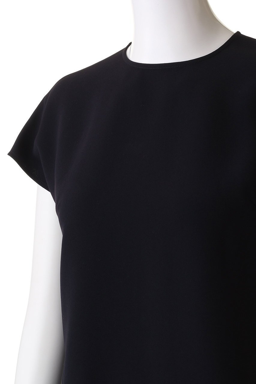 【エムダブリュー/MW】のトリアセテート フレンチスリーヴ トップス 人気、トレンドファッション・服の通販 founy(ファニー) 　ファッション　Fashion　レディースファッション　Fashion for Women　トップス・カットソー　Cut & Sew Tops　シャツ・ブラウス・オフィスカジュアル　Elegant Blouses & Button-Ups　おすすめ　Recommended / Our Picks　ショート　Short, Short Length　シンプル　Simple, Minimal　ストレッチ　Stretch, Stretchy Fabric　スリーブ　Sleeve, Long Sleeve / Short Sleeve　セットアップ　Set-Up, Coordinated Outfit　エレガント 上品　Elegant　other-5|ID: prp329100003872849 ipo3291000000035823291