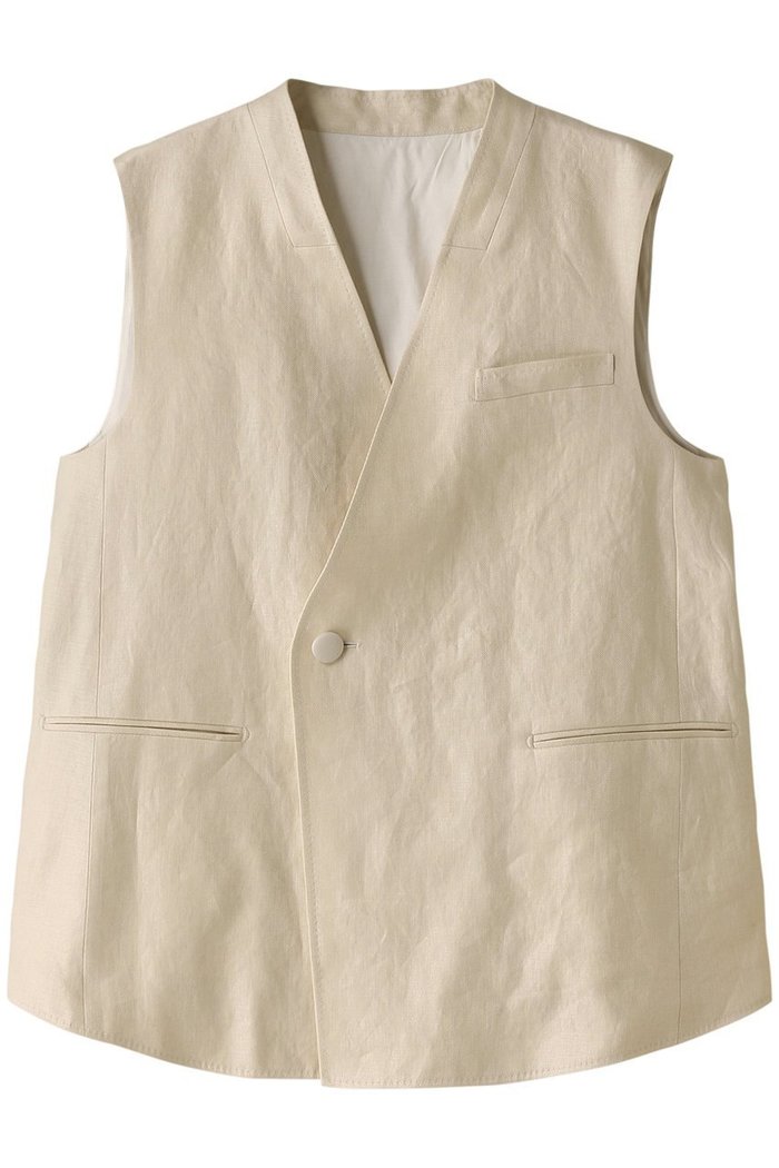 【デパリエ/DEPAREILLE】のベスト インテリア・キッズ・メンズ・レディースファッション・服の通販 founy(ファウニー) https://founy.com/ ファッション Fashion レディースファッション Fashion for Women アウター Coat / Outerwear Collection レディースジャケット・軽アウター Jackets シンプル Simple, Minimal ジャケット Jacket, Outerwear フロント Front, Front Design ベスト Vest, Waistcoat リネン Linen, Linen Fabric 夏 Summer 春 Spring S/S・春夏 SS, Spring/Summer, Warm Season |ID: prp329100003872850 ipo3291000000036530420