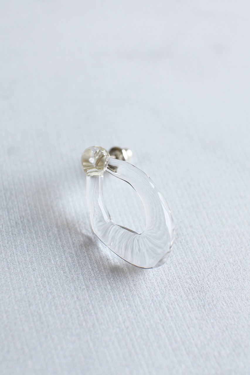 【レム/Lemme】のMini Bend ピアス 人気、トレンドファッション・服の通販 founy(ファニー) 　ファッション　Fashion　レディースファッション　Fashion for Women　ジュエリー　Jewelry　ファッションリング　Fashion Rings　イヤリング・フープ・ドロップタイプ　Hoop, Drop & Clip Earrings　イヤリング　Earrings　ガラス　Glass, Glassware　エレガント 上品　Elegant　other-2|ID: prp329100003872868 ipo3291000000035338486