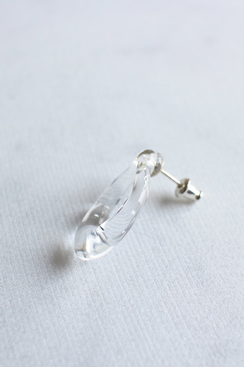 【レム/Lemme】のMini Bend ピアス 人気、トレンドファッション・服の通販 founy(ファニー) 　ファッション　Fashion　レディースファッション　Fashion for Women　ジュエリー　Jewelry　ファッションリング　Fashion Rings　イヤリング・フープ・ドロップタイプ　Hoop, Drop & Clip Earrings　イヤリング　Earrings　ガラス　Glass, Glassware　エレガント 上品　Elegant　other-3|ID: prp329100003872868 ipo3291000000035338487