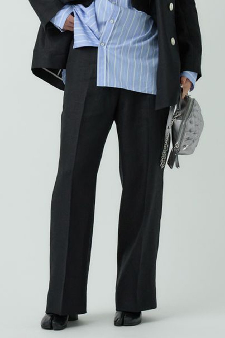 【カオス/Chaos】のリネンヘリンボンストレートパンツ 人気、トレンドファッション・服の通販 founy(ファニー) 　ファッション　Fashion　レディースファッション　Fashion for Women　パンツ　Pants & Trousers　ストレート　Straight, Straight Cut　フランス　France, French　ボトム　Bottoms, Lower Wear　ワイド　Wide, Wide Fit　other-5|ID: prp329100003874056 ipo3291000000032903380