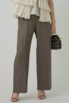 【カオス/Chaos】のリネンヘリンボンストレートパンツ モカ|ID: prp329100003874056 ipo3291000000036226920