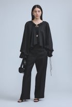 【カオス/Chaos】のリネンヘリンボンストレートパンツ ブラック|ID: prp329100003874056 ipo3291000000036226921