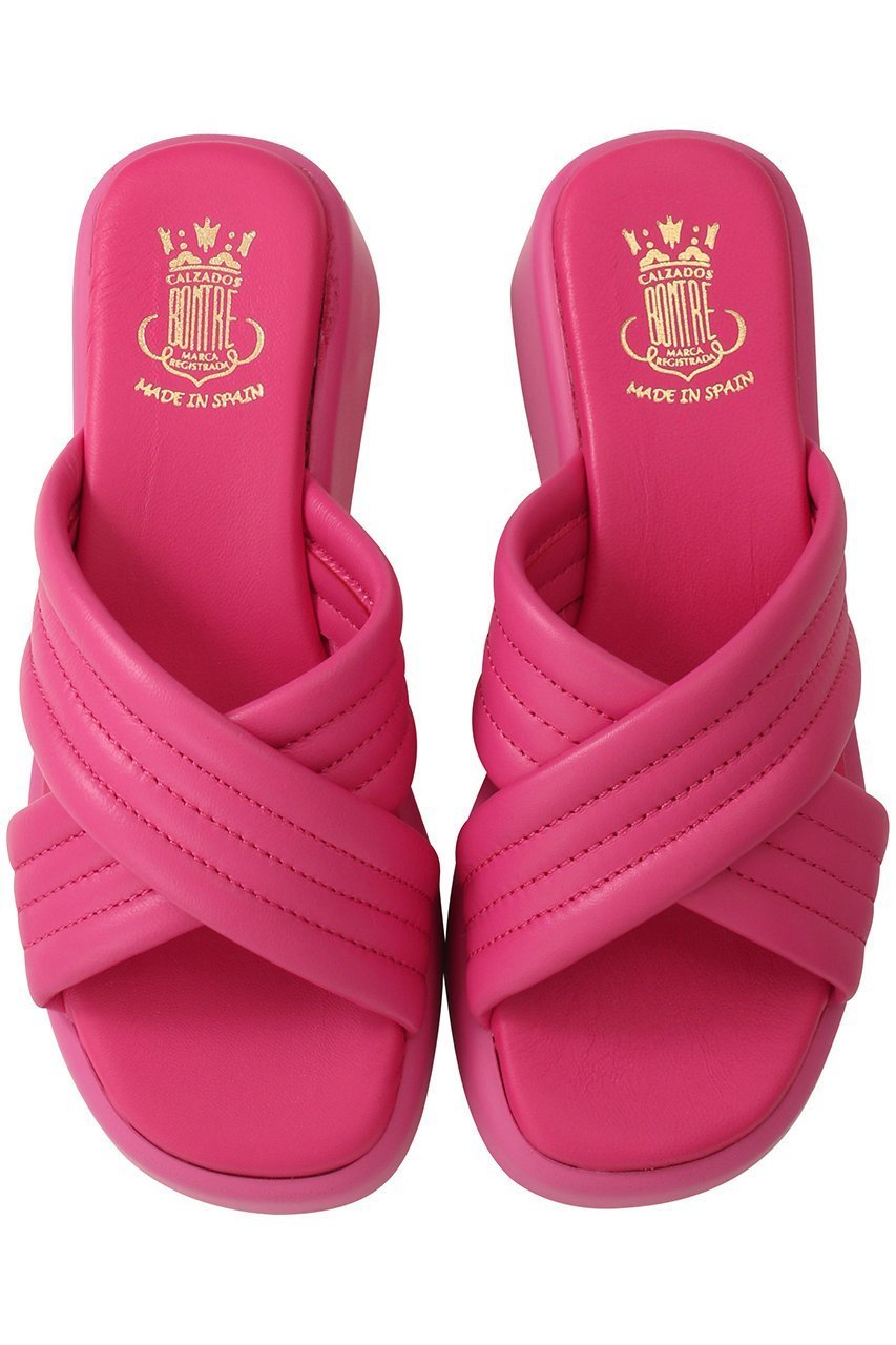 【エスメラルダ/Esmeralda】の【BONTRE】パフィーステッチクロスサンダル 人気、トレンドファッション・服の通販 founy(ファニー) 　ファッション　Fashion　レディースファッション　Fashion for Women　サンダル　Sandals, Summer Shoes　トレンド　Trend, Trending Now　ベーシック　Basic, Essential　今季　This Season, Current Season　厚底　Platform Shoes　other-5|ID: prp329100003874064 ipo3291000000035058839