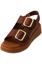 【エスメラルダ/Esmeralda】の【BONTRE】厚底ダブルベルトサンダル ブラウン|ID: prp329100003874066 ipo3291000000035059948