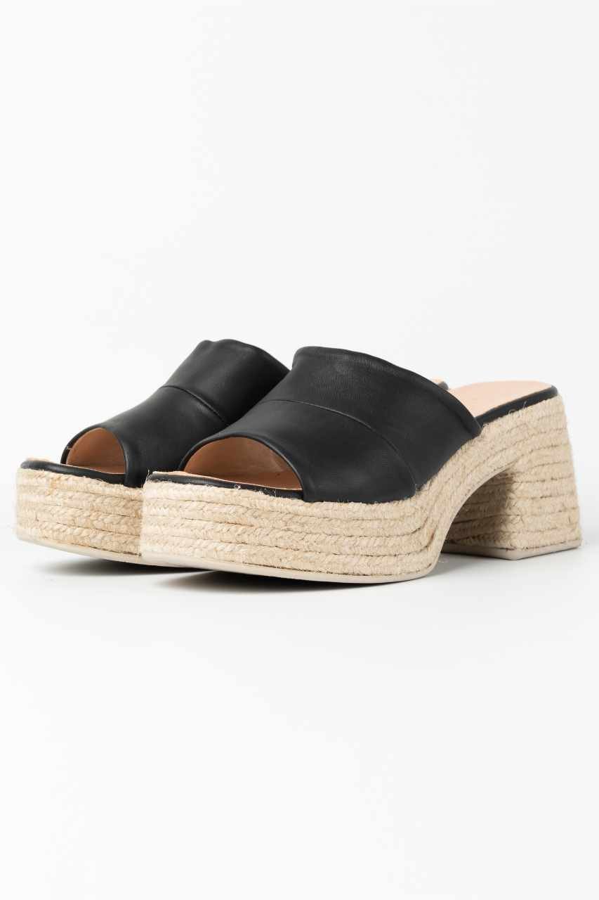 【エスメラルダ/Esmeralda】の【GAIMO】プレーンジュート厚底サンダル インテリア・キッズ・メンズ・レディースファッション・服の通販 founy(ファニー) 　ファッション　Fashion　レディースファッション　Fashion for Women　サンダル　Sandals, Summer Shoes　シンプル　Simple, Minimal　ジュート　Jute, Natural Fiber　ベーシック　Basic, Essential　リネン　Linen, Linen Fabric　厚底　Platform Shoes　夏　Summer　春　Spring　S/S・春夏　SS, Spring/Summer, Warm Season　ブラック|ID: prp329100003874068 ipo3291000000035059174