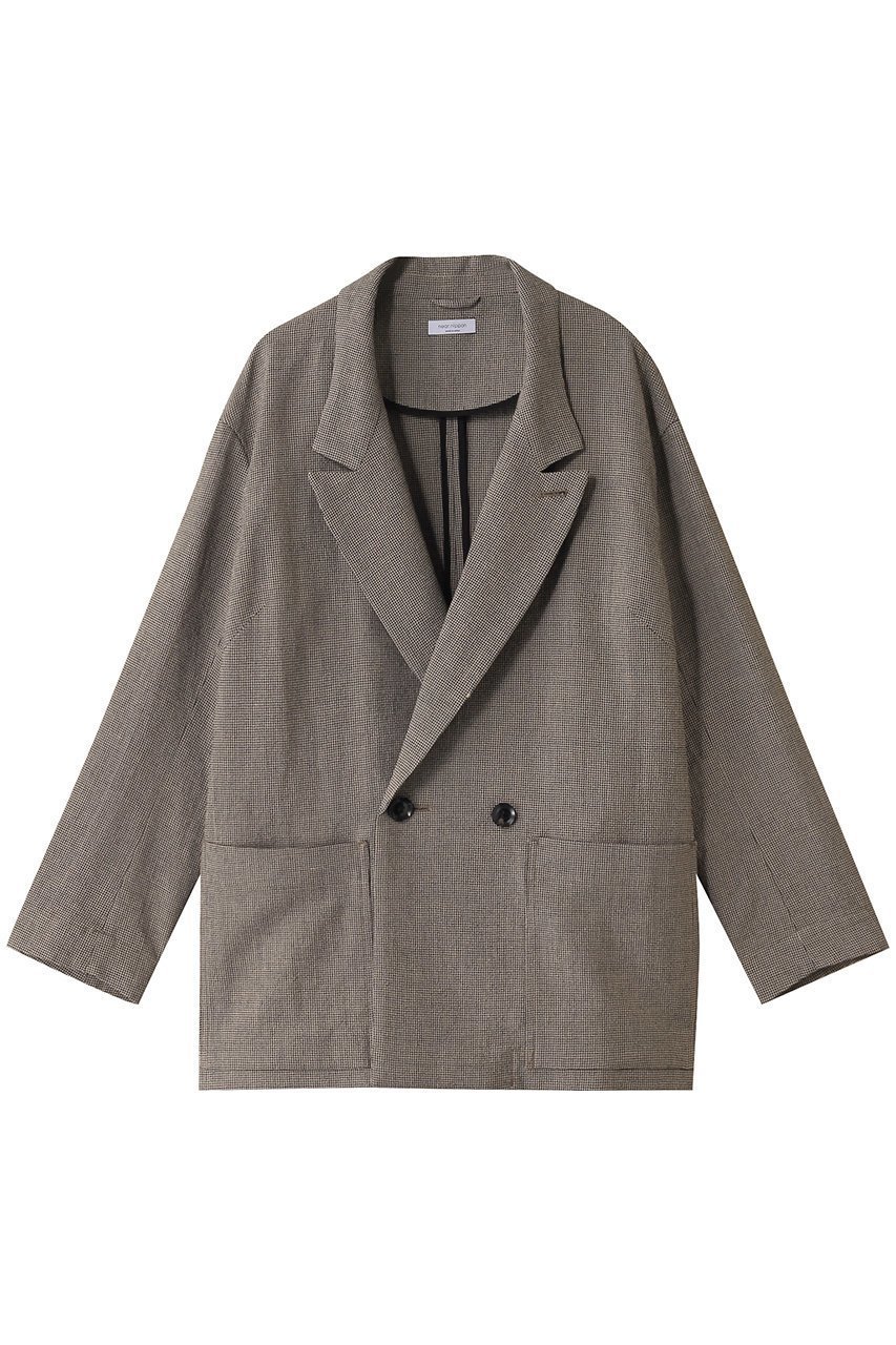 【ニアー ニッポン/near.nippon】のウールリネン オーバージャケット 人気、トレンドファッション・服の通販 founy(ファニー) 　ファッション　Fashion　レディースファッション　Fashion for Women　アウター　Coat / Outerwear Collection　レディースジャケット・軽アウター　Jackets　ジャケット　Jacket, Outerwear　スタンド　Stand Collar, Upright Stand　バランス　Balance, Style Balance　リネン　Linen, Linen Fabric　リラックス　Relax, Relaxed Fit　 other-1|ID: prp329100003874078 ipo3291000000032965901