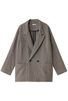 【ニアー ニッポン/near.nippon】のウールリネン オーバージャケット 人気、トレンドファッション・服の通販 founy(ファニー) ファッション Fashion レディースファッション Fashion for Women アウター Coat / Outerwear Collection レディースジャケット・軽アウター Jackets ジャケット Jacket, Outerwear スタンド Stand Collar, Upright Stand バランス Balance, Style Balance リネン Linen, Linen Fabric リラックス Relax, Relaxed Fit thumbnail モカ×ブラック千鳥|ID: prp329100003874078 ipo3291000000032965904
