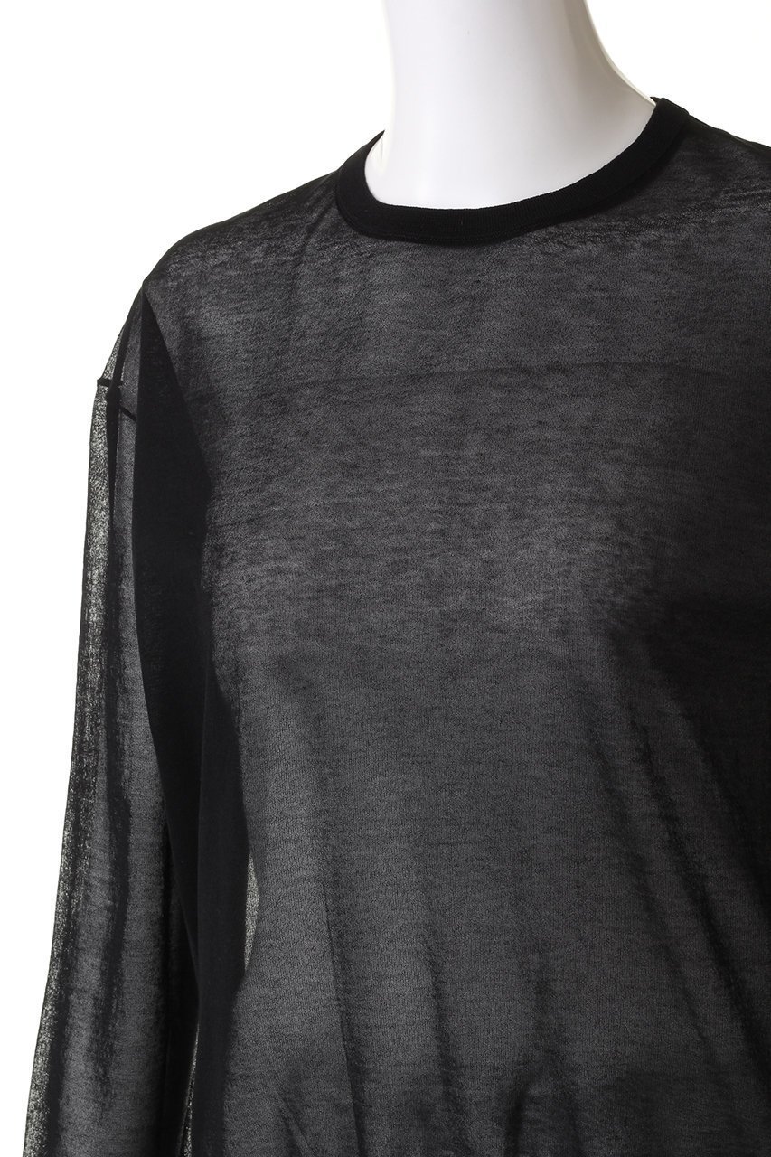 【オブリオ/AUBRIOT】のシアーオーガニックコットン1/70 クルーネックニット 人気、トレンドファッション・服の通販 founy(ファニー) 　ファッション　Fashion　レディースファッション　Fashion for Women　トップス・カットソー　Cut & Sew Tops　ニット　Knit Tops & Sweaters　カジュアルプルオーバー・ニットトップス　Pullovers & Knit Tops / Casual Pullovers　シアー　Sheer, See-Through　ベーシック　Basic, Essential　リラックス　Relax, Relaxed Fit　other-5|ID: prp329100003874099 ipo3291000000036759979