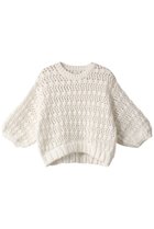 【マノフ/MANOF】のCHROCHET LIKE KNIT/ニット WHITE|ID:prp329100003874100