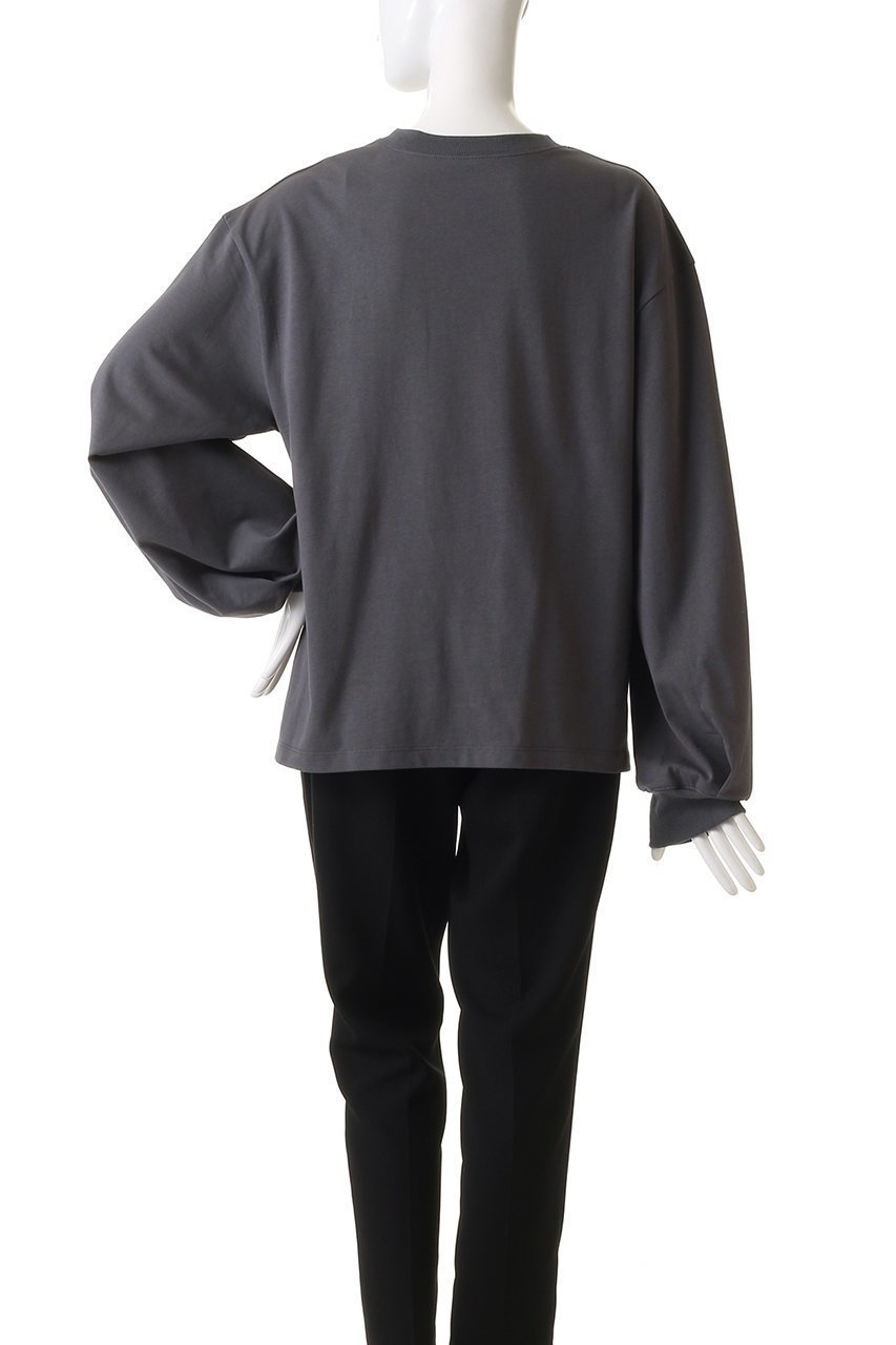 【ガリャルダガランテ/GALLARDAGALANTE】のロゴロンT 人気、トレンドファッション・服の通販 founy(ファニー) 　ファッション　Fashion　レディースファッション　WOMEN　トップス・カットソー　Tops/Tshirt　シャツ/ブラウス　Shirts/Blouses　ロング / Tシャツ　T-Shirts　カットソー　Cut and Sewn　スリット　Slit　スリーブ　Sleeve　フレア　Flare　ボトム　Bottom　ミドル　Middle　ロング　Long　other-4|ID: prp329100003874111 ipo3291000000031254990
