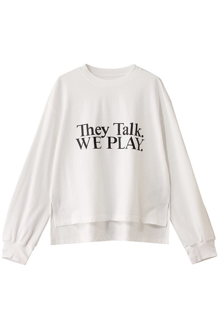 【ガリャルダガランテ/GALLARDAGALANTE】のロゴロンT インテリア・キッズ・メンズ・レディースファッション・服の通販 founy(ファニー) https://founy.com/ ファッション Fashion レディースファッション Fashion for Women トップス・カットソー Cut & Sew Tops シャツ・ブラウス・オフィスカジュアル Elegant Blouses & Button-Ups ロングTシャツ・Tシャツ Longline T-Shirts & Tees カットソー・ベーシックTシャツ Cut-and-Sewn Tops / Stretch Tees & Basics スリット Slit, Slit Detail スリーブ Sleeve, Long Sleeve / Short Sleeve フレア Flare, Flared ボトム Bottoms, Lower Wear ミドル Middle Length, Mid Height ロング Long, Long-Length |ID: prp329100003874111 ipo3291000000032863862