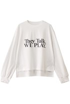 【ガリャルダガランテ/GALLARDAGALANTE】のロゴロンT 人気、トレンドファッション・服の通販 founy(ファニー) ファッション Fashion レディースファッション Fashion for Women トップス・カットソー Cut & Sew Tops シャツ・ブラウス・オフィスカジュアル Elegant Blouses & Button-Ups ロングTシャツ・Tシャツ Longline T-Shirts & Tees カットソー・ベーシックTシャツ Cut-and-Sewn Tops / Stretch Tees & Basics スリット Slit, Slit Detail スリーブ Sleeve, Long Sleeve / Short Sleeve フレア Flare, Flared ボトム Bottoms, Lower Wear ミドル Middle Length, Mid Height ロング Long, Long-Length thumbnail ホワイト|ID: prp329100003874111 ipo3291000000032863867