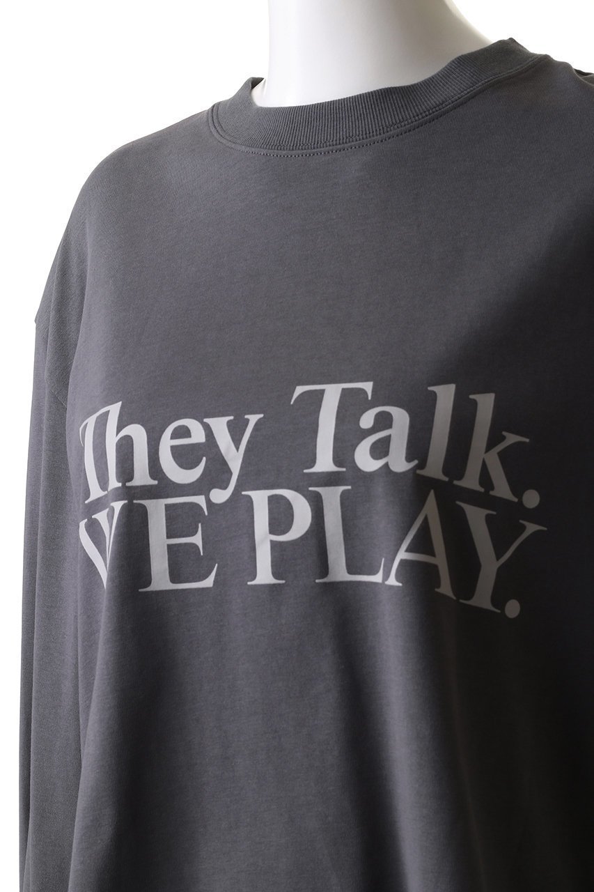 【ガリャルダガランテ/GALLARDAGALANTE】のロゴロンT 人気、トレンドファッション・服の通販 founy(ファニー) 　ファッション　Fashion　レディースファッション　Fashion for Women　トップス・カットソー　Cut & Sew Tops　シャツ・ブラウス・オフィスカジュアル　Elegant Blouses & Button-Ups　ロングTシャツ・Tシャツ　Longline T-Shirts & Tees　カットソー・ベーシックTシャツ　Cut-and-Sewn Tops / Stretch Tees & Basics　スリット　Slit, Slit Detail　スリーブ　Sleeve, Long Sleeve / Short Sleeve　フレア　Flare, Flared　ボトム　Bottoms, Lower Wear　ミドル　Middle Length, Mid Height　ロング　Long, Long-Length　other-5|ID: prp329100003874111 ipo3291000000032863889