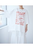 【ローズバッド/ROSE BUD】のアースリングクルービッグT 人気、トレンドファッション・服の通販 founy(ファニー) ファッション Fashion レディースファッション WOMEN トップス・カットソー Tops/Tshirt シャツ/ブラウス Shirts/Blouses ロング / Tシャツ T-Shirts カットソー Cut and Sewn グラフィック Graphic ショート Short スリーブ Sleeve ビッグ Big thumbnail ホワイト|ID: prp329100003874128 ipo3291000000025503964