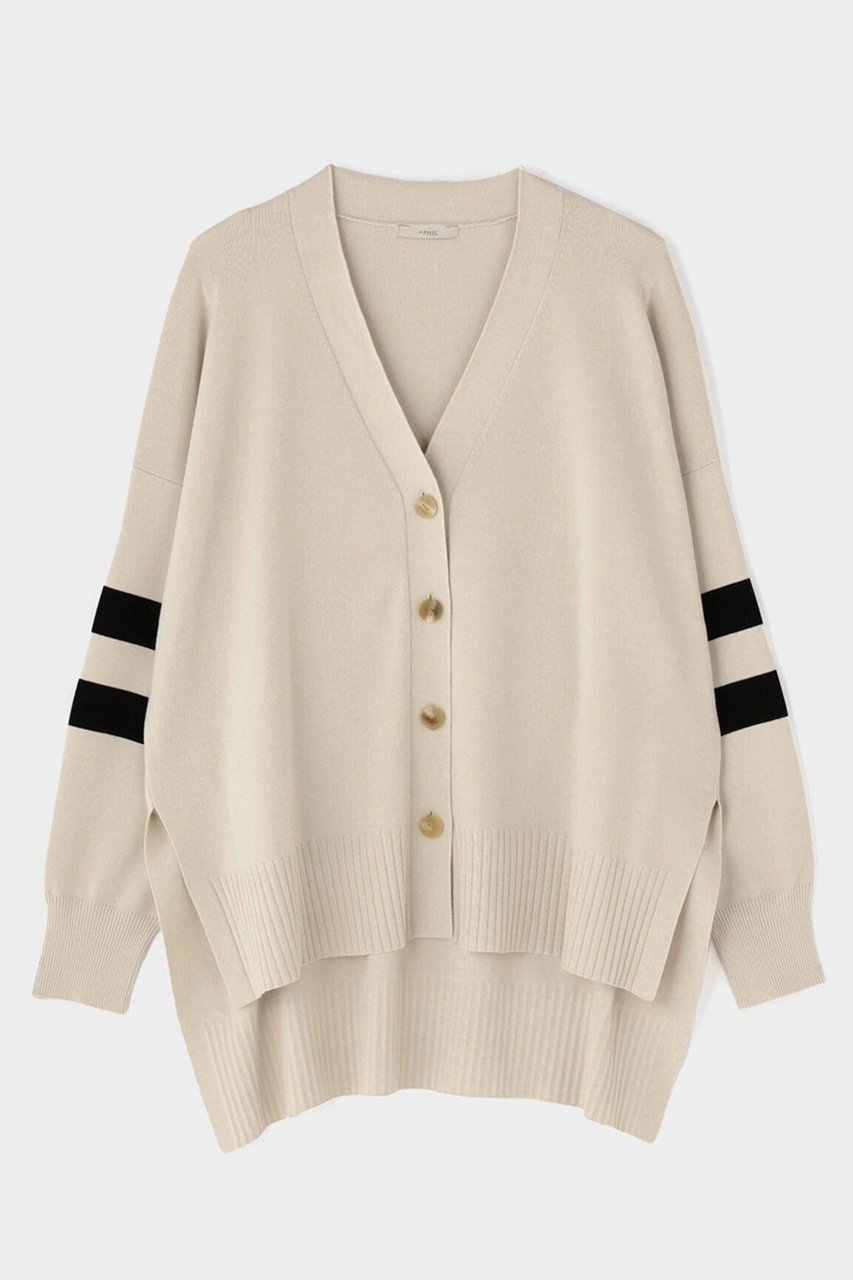 【ル フィル/LE PHIL】のオーバーサイズカーディガン 人気、トレンドファッション・服の通販 founy(ファニー) 　ファッション　Fashion　レディースファッション　WOMEN　トップス・カットソー　Tops/Tshirt　ニット　Knit Tops　カーディガン　Cardigans　プルオーバー　Pullover　カーディガン　Cardigan　スポーティ　Sporty　other-2|ID: prp329100003874163 ipo3291000000031791663