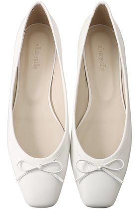 【アルアバイル/allureville】 スクエアトゥバレエフラット人気、トレンドファッション・服の通販 founy(ファニー) ファッション Fashion レディースファッション Fashion for Women シューズ Shoes, Footwear トリミング Trimming, Decorative Edge バレエ Ballet, Ballet Style フラット Flat, Flat Shoes リボン Ribbon, Bow エレガント 上品 Elegant |ID:prp329100003874177