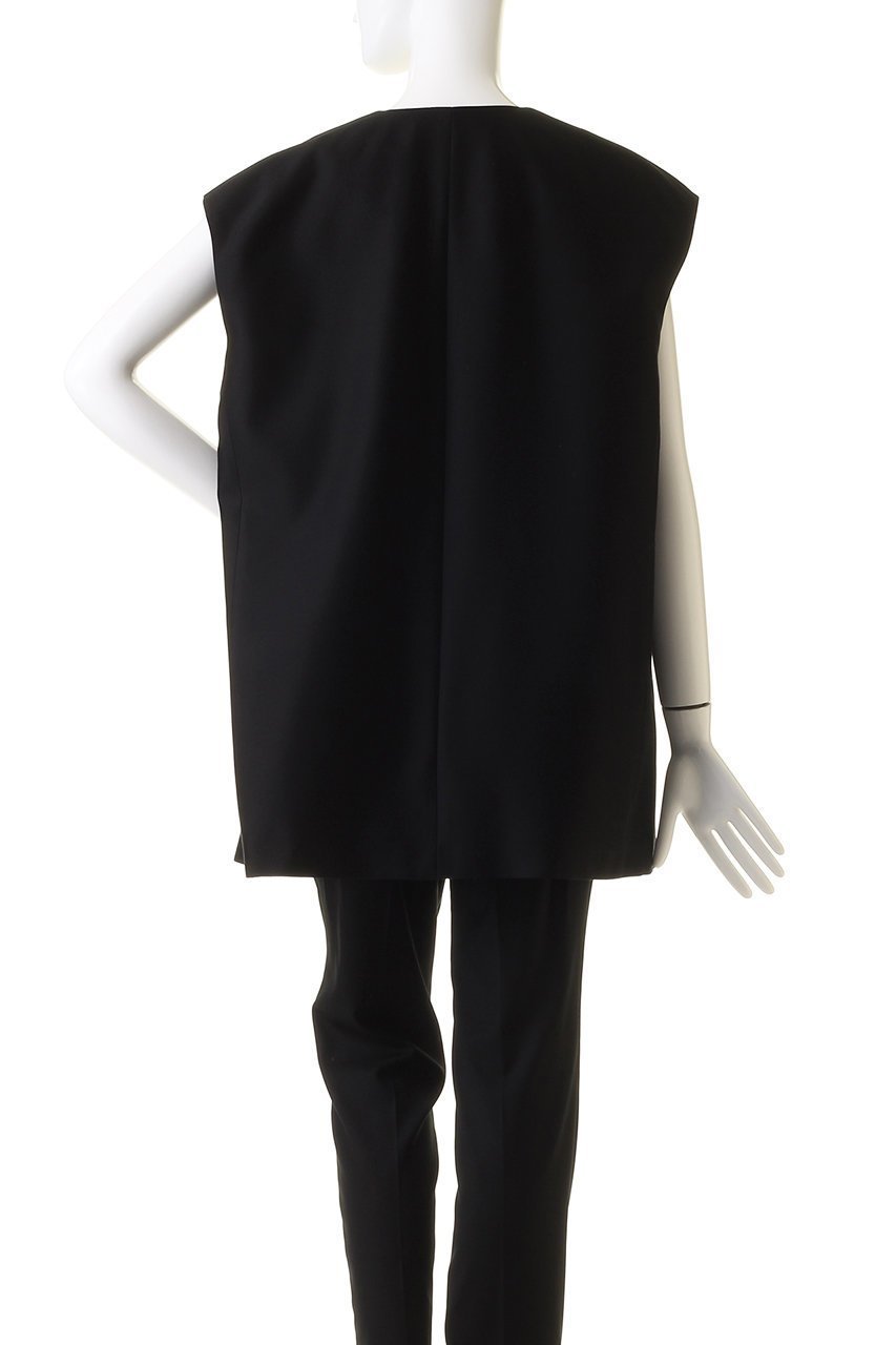 【ジェイドット/j.】のシルクウールタフタボクシージレ 人気、トレンドファッション・服の通販 founy(ファニー) 　ファッション　Fashion　レディースファッション　WOMEN　アウター　Coat Outerwear　ジャケット　Jackets　おすすめ　Recommend　シルク　Silk　ジャケット　Jacket　セットアップ　Set Up　パーティ　Party　ベスト　Vest　エレガント 上品　Elegant　other-4|ID: prp329100003874188 ipo3291000000031379734