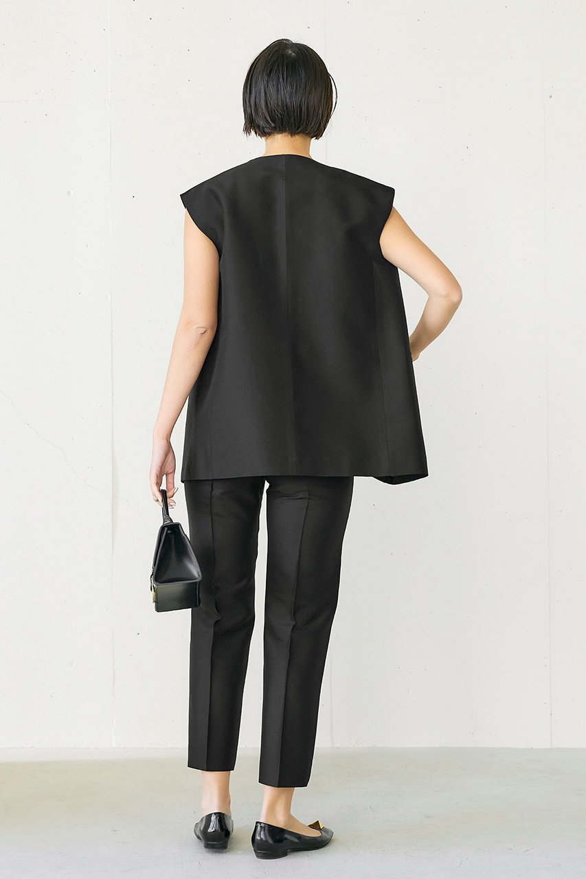 【ジェイドット/j.】のシルクウールタフタボクシージレ 人気、トレンドファッション・服の通販 founy(ファニー) 　ファッション　Fashion　レディースファッション　WOMEN　アウター　Coat Outerwear　ジャケット　Jackets　おすすめ　Recommend　シルク　Silk　ジャケット　Jacket　セットアップ　Set Up　パーティ　Party　ベスト　Vest　エレガント 上品　Elegant　other-7|ID: prp329100003874188 ipo3291000000031379740