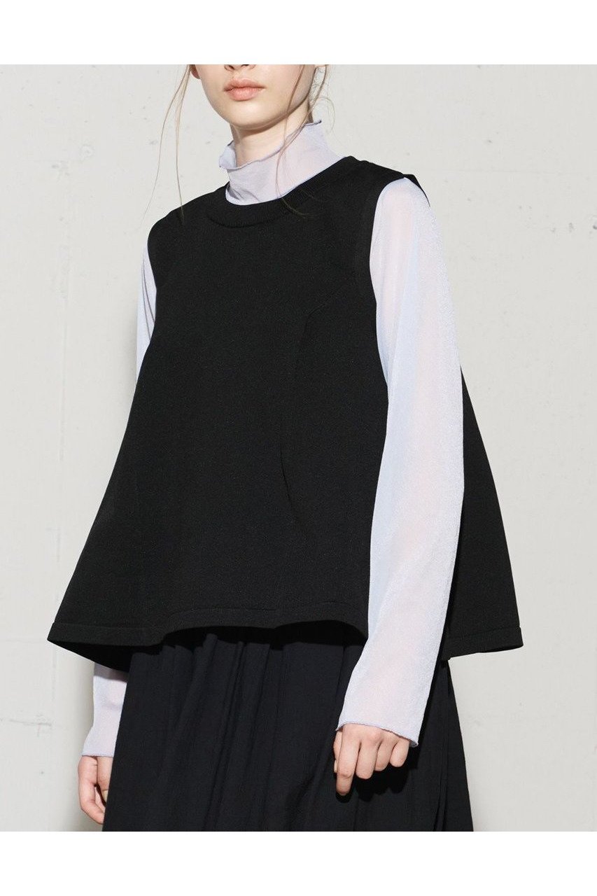 【ミディウミソリッド/MIDIUMISOLID】のn/s flare vest ベスト 人気、トレンドファッション・服の通販 founy(ファニー) 　ファッション　Fashion　レディースファッション　WOMEN　トップス・カットソー　Tops/Tshirt　ニット　Knit Tops　ベスト/ジレ　Gilets/Vests　プルオーバー　Pullover　カットソー　Cut And Sew　バランス　Balance　フェミニン　Feminine　フレア　Flare　ベスト　Vest　夏　Summer　春　Spring　other-7|ID: prp329100003874195 ipo3291000000031820905