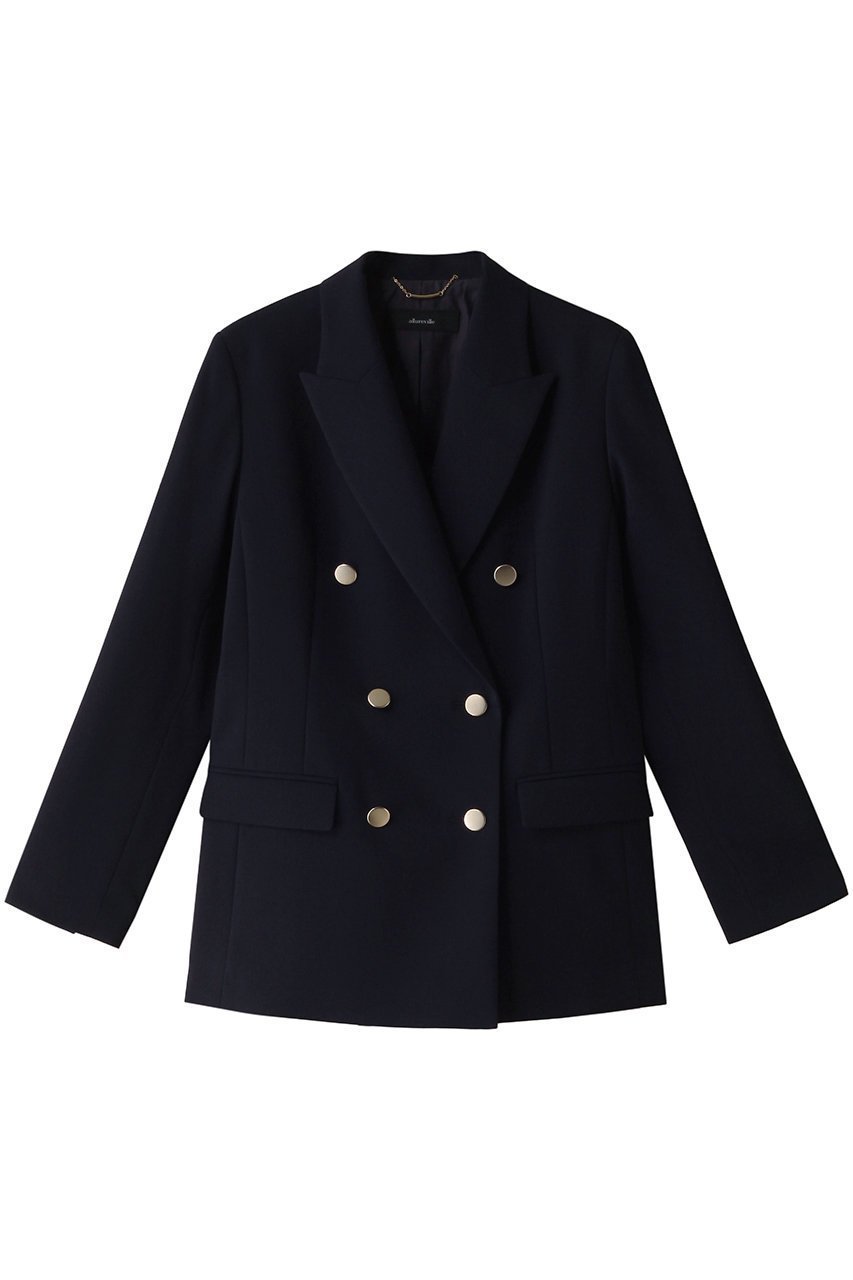 【アルアバイル/allureville】のリオペルダブル6ツ釦ジャケット インテリア・キッズ・メンズ・レディースファッション・服の通販 founy(ファニー) 　ファッション　Fashion　レディースファッション　Fashion for Women　アウター　Coat / Outerwear Collection　レディースジャケット・軽アウター　Jackets　シェイプ　Shape, Slim Fit　ジャケット　Jacket, Outerwear　ダブル　Double, Double-Breasted　エレガント 上品　Elegant　人気　Popular, Best Seller　定番　Standard, Basic Item　ネイビー|ID: prp329100003876007 ipo3291000000035721145