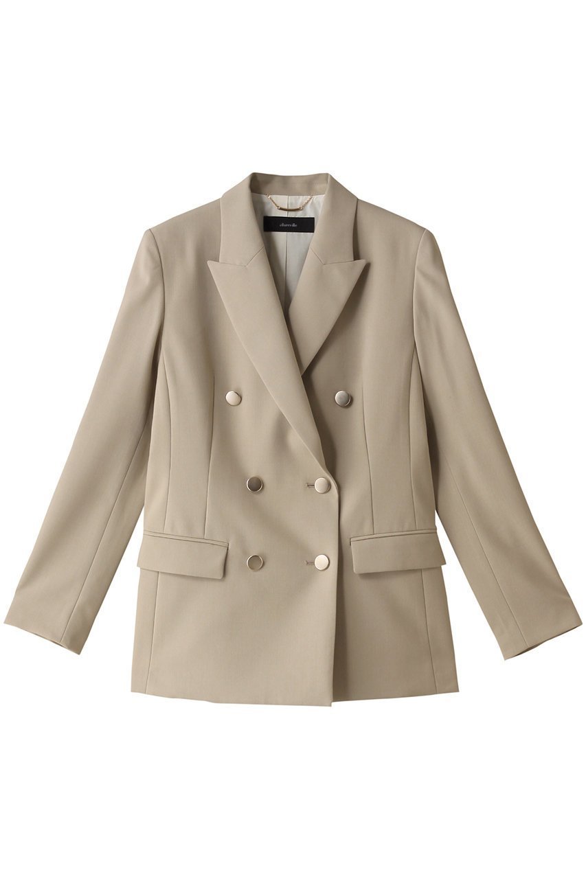 【アルアバイル/allureville】のリオペルダブル6ツ釦ジャケット インテリア・キッズ・メンズ・レディースファッション・服の通販 founy(ファニー) 　ファッション　Fashion　レディースファッション　Fashion for Women　アウター　Coat / Outerwear Collection　レディースジャケット・軽アウター　Jackets　シェイプ　Shape, Slim Fit　ジャケット　Jacket, Outerwear　ダブル　Double, Double-Breasted　エレガント 上品　Elegant　人気　Popular, Best Seller　定番　Standard, Basic Item　ベージュ|ID: prp329100003876007 ipo3291000000036498963