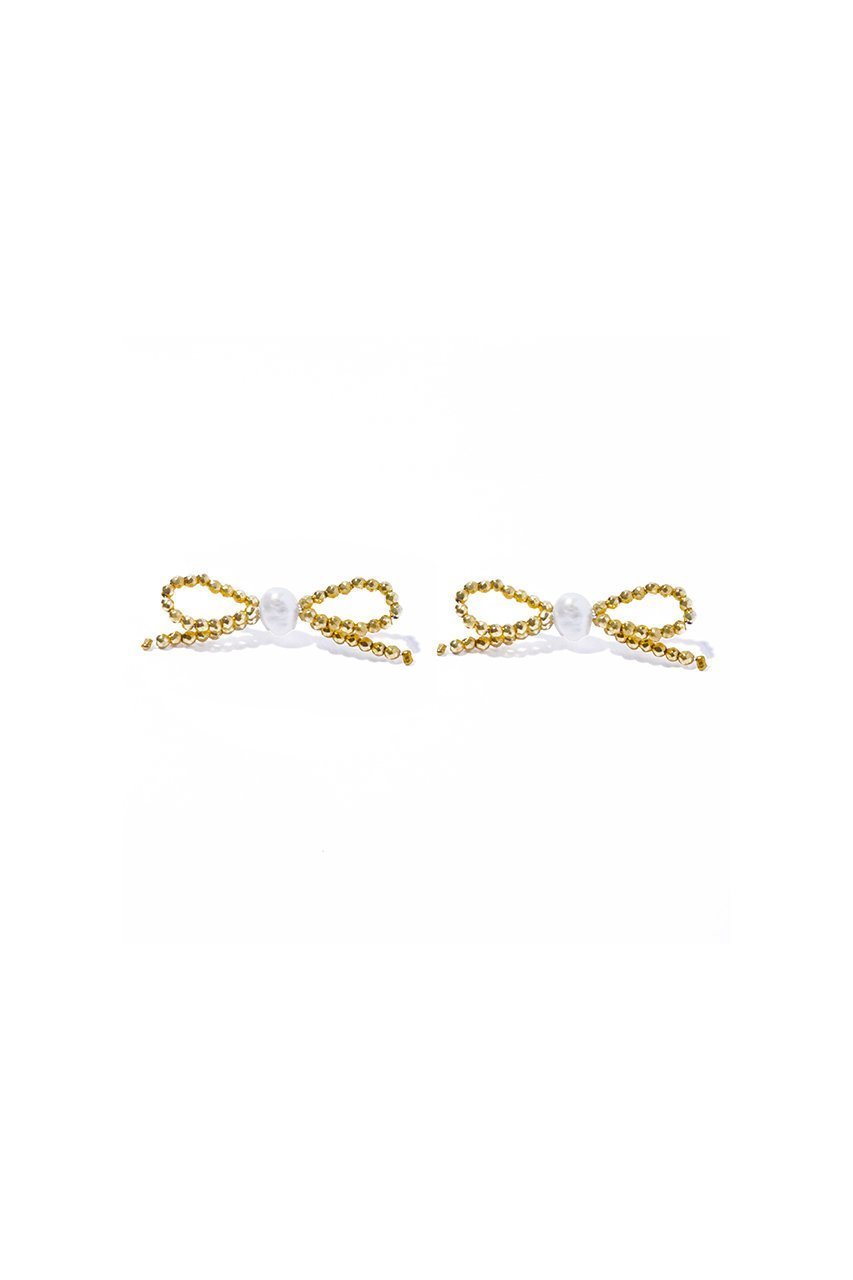 【ルボンボン/les bonbon】のwaltz dore ピアス 人気、トレンドファッション・服の通販 founy(ファニー) 　ファッション　Fashion　レディースファッション　Fashion for Women　ジュエリー　Jewelry　ファッションリング　Fashion Rings　イヤリング・フープ・ドロップタイプ　Hoop, Drop & Clip Earrings　イヤリング　Earrings　ジャケット　Jacket, Outerwear　ジュエリー　Jewelry, Accessories　スタイリッシュ　Stylish, Fashionable　パール　Pearl, Pearl Accent　リボン　Ribbon, Bow　エレガント 上品　Elegant　 other-1|ID: prp329100003876028 ipo3291000000035761952