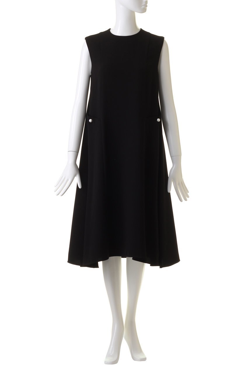 【エムダブリュー/MW】のトリアセテート ノースリーヴ フレア ドレス 人気、トレンドファッション・服の通販 founy(ファニー) 　ファッション　Fashion　レディースファッション　Fashion for Women　ワンピース　Dresses　フォーマル・パーティードレス・結婚式用ドレス　Elegant & Casual Dresses　チュニック　Tunic Tops & Dresses　おすすめ　Recommended / Our Picks　ストレッチ　Stretch, Stretchy Fabric　セットアップ　Set-Up, Coordinated Outfit　チュニック　Tunic, Long Top　ドレス　Dress, One-Piece　パール　Pearl, Pearl Accent　フレア　Flare, Flared　ポケット　Pocket, Pocket Detail　エレガント 上品　Elegant　other-2|ID: prp329100003876060 ipo3291000000032922122