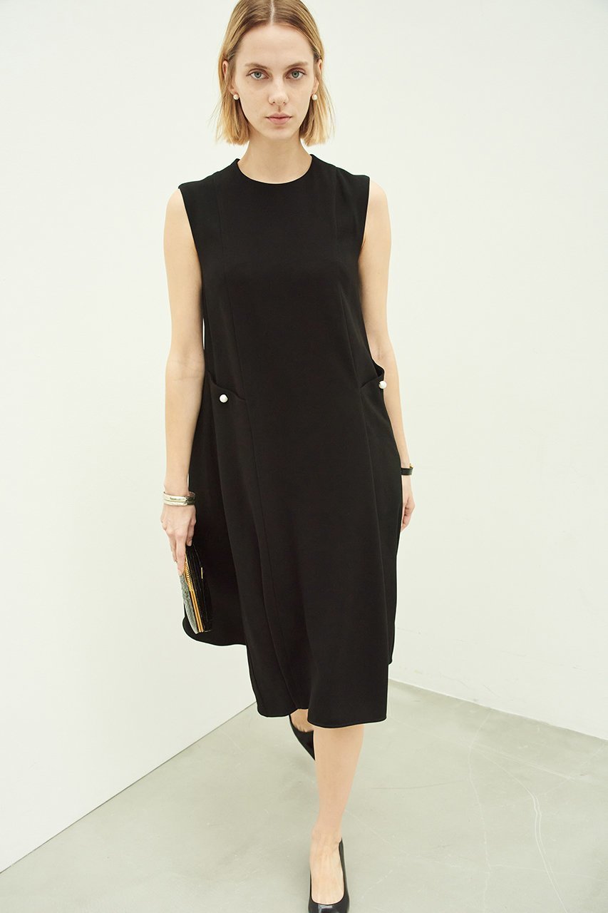 【エムダブリュー/MW】のトリアセテート ノースリーヴ フレア ドレス 人気、トレンドファッション・服の通販 founy(ファニー) ファッション Fashion レディースファッション Fashion for Women ワンピース Dresses フォーマル・パーティードレス・結婚式用ドレス Elegant & Casual Dresses チュニック Tunic Tops & Dresses おすすめ Recommended / Our Picks ストレッチ Stretch, Stretchy Fabric セットアップ Set-Up, Coordinated Outfit チュニック Tunic, Long Top ドレス Dress, One-Piece パール Pearl, Pearl Accent フレア Flare, Flared ポケット Pocket, Pocket Detail エレガント 上品 Elegant other-6|ID: prp329100003876060 ipo3291000000036795514