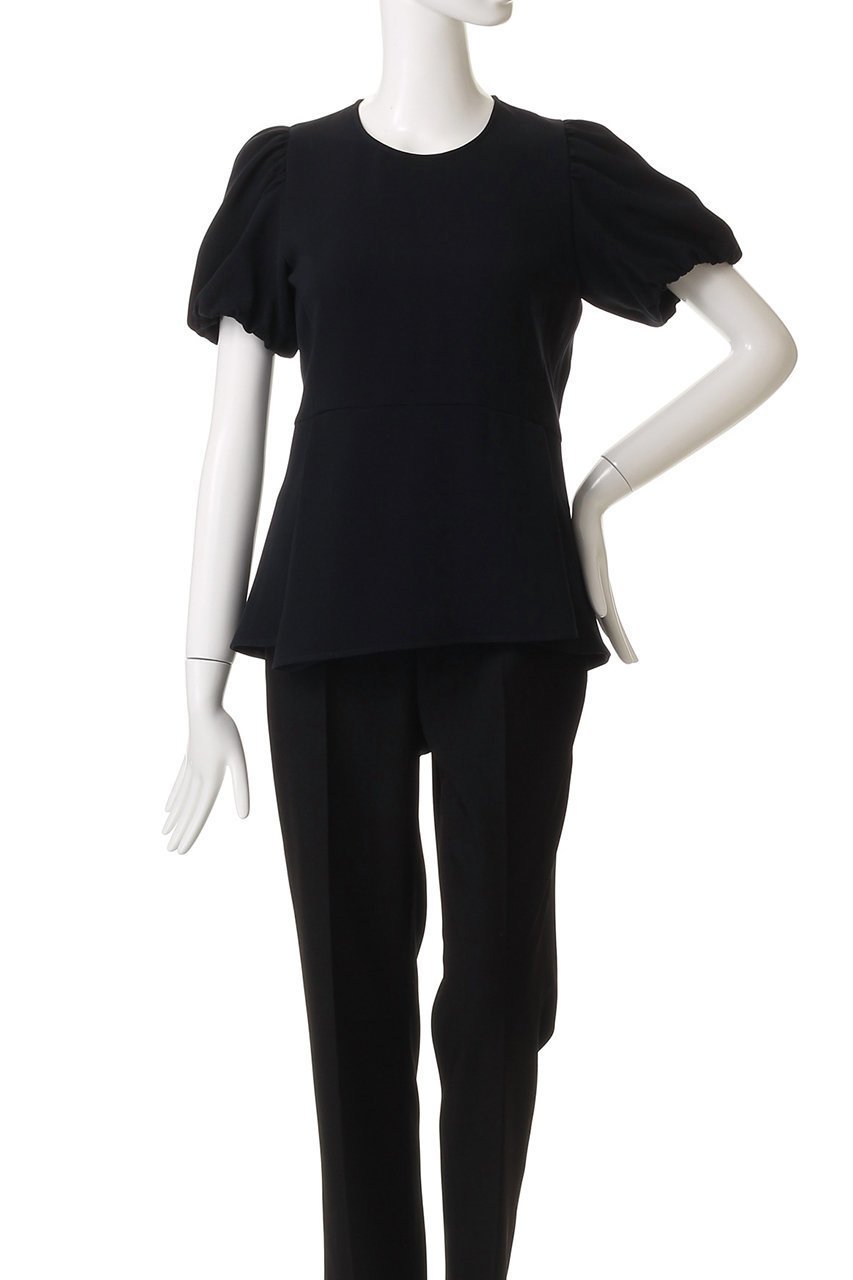 【エムダブリュー/MW】のペプラム パフスリーブ ブラウス 人気、トレンドファッション・服の通販 founy(ファニー) 　ファッション　Fashion　レディースファッション　Fashion for Women　トップス・カットソー　Cut & Sew Tops　シャツ・ブラウス・オフィスカジュアル　Elegant Blouses & Button-Ups　2025年　2025　2025-2026秋冬・A/W　Autumn/Winter 2025–26 AW25–26　ギャザー　Gathered, Ruffled　ショート　Short, Short Length　ストレッチ　Stretch, Stretchy Fabric　スリーブ　Sleeve, Long Sleeve / Short Sleeve　フェミニン　Feminine, Girly　ペプラム　Peplum, Flared Hem　エレガント 上品　Elegant　切替　Switching, Contrast Panel　A/W・秋冬　Autumn/Winter　other-2|ID: prp329100003876063 ipo3291000000032731385