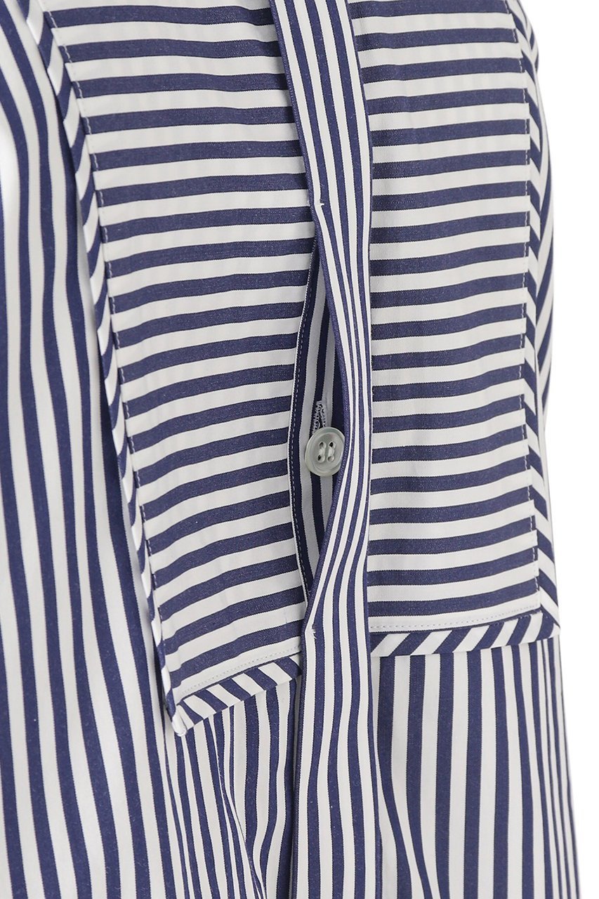 【オブリオ/AUBRIOT】のイタリアンロンドンストライプ ロングシャツ 人気、トレンドファッション・服の通販 founy(ファニー) 　ファッション　Fashion　レディースファッション　Fashion for Women　トップス・カットソー　Cut & Sew Tops　シャツ・ブラウス・オフィスカジュアル　Elegant Blouses & Button-Ups　クラシック　Classic, Timeless Style　ストライプ　Stripe, Striped Pattern　スリーブ　Sleeve, Long Sleeve / Short Sleeve　ドレス　Dress, One-Piece　フォルム　Silhouette, Form　ロング　Long, Long-Length　ロンドン　London Style, British Inspired　再入荷　Restock / Back in Stock　other-6|ID: prp329100003876065 ipo3291000000035083878