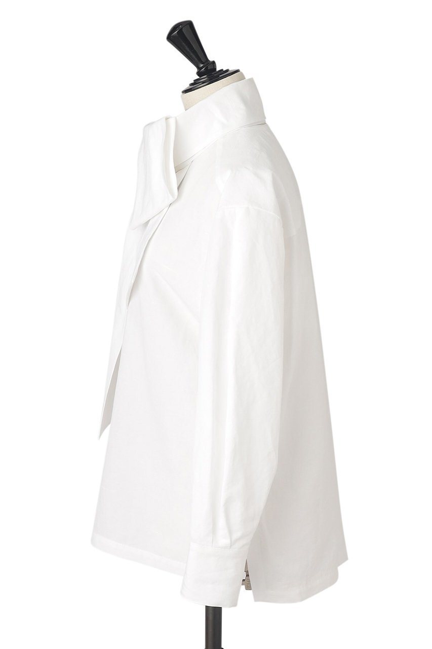 【オブリオ/AUBRIOT】のALBINIリッチクロス ブラウス 人気、トレンドファッション・服の通販 founy(ファニー) 　ファッション　Fashion　レディースファッション　Fashion for Women　トップス・カットソー　Cut & Sew Tops　シャツ・ブラウス・オフィスカジュアル　Elegant Blouses & Button-Ups　ロングTシャツ・Tシャツ　Longline T-Shirts & Tees　カットソー・ベーシックTシャツ　Cut-and-Sewn Tops / Stretch Tees & Basics　スタイリッシュ　Stylish, Fashionable　スリーブ　Sleeve, Long Sleeve / Short Sleeve　トレンド　Trend, Trending Now　リボン　Ribbon, Bow　ロング　Long, Long-Length　other-2|ID: prp329100003876066 ipo3291000000032807237