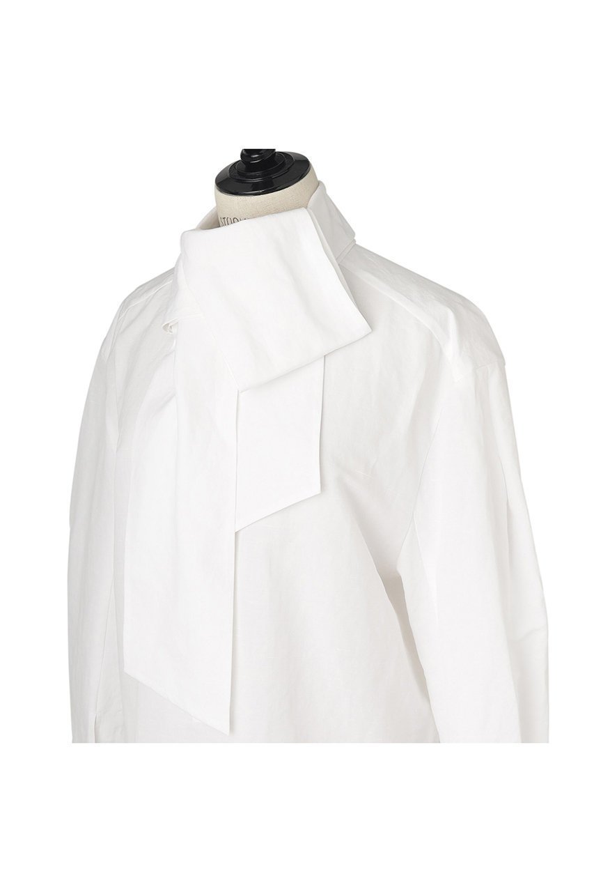 【オブリオ/AUBRIOT】のALBINIリッチクロス ブラウス 人気、トレンドファッション・服の通販 founy(ファニー) 　ファッション　Fashion　レディースファッション　Fashion for Women　トップス・カットソー　Cut & Sew Tops　シャツ・ブラウス・オフィスカジュアル　Elegant Blouses & Button-Ups　ロングTシャツ・Tシャツ　Longline T-Shirts & Tees　カットソー・ベーシックTシャツ　Cut-and-Sewn Tops / Stretch Tees & Basics　スタイリッシュ　Stylish, Fashionable　スリーブ　Sleeve, Long Sleeve / Short Sleeve　トレンド　Trend, Trending Now　リボン　Ribbon, Bow　ロング　Long, Long-Length　再入荷　Restock / Back in Stock　other-4|ID: prp329100003876066 ipo3291000000035083791