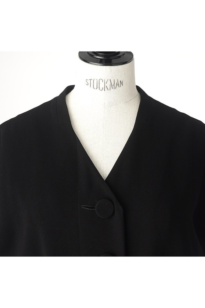 【オブリオ/AUBRIOT】のリッチダブルジョーゼット ドレス 人気、トレンドファッション・服の通販 founy(ファニー) 　ファッション　Fashion　レディースファッション　Fashion for Women　ワンピース　Dresses　フォーマル・パーティードレス・結婚式用ドレス　Elegant & Casual Dresses　チュニック　Tunic Tops & Dresses　エレガント 上品　Elegant　クラシック　Classic, Timeless Style　ジョーゼット　Georgette, Semi-Sheer Fabric　ダブル　Double, Double-Breasted　チュニック　Tunic, Long Top　ドレス　Dress, One-Piece　ドレープ　Drape, Draping Fabric　フォルム　Silhouette, Form　ブラウジング　Blouson Silhouette, Cinched Waist　other-5|ID: prp329100003876068 ipo3291000000032916135