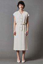 【オブリオ/AUBRIOT】のリッチダブルジョーゼット ドレス アイボリー|ID: prp329100003876068 ipo3291000000035738099