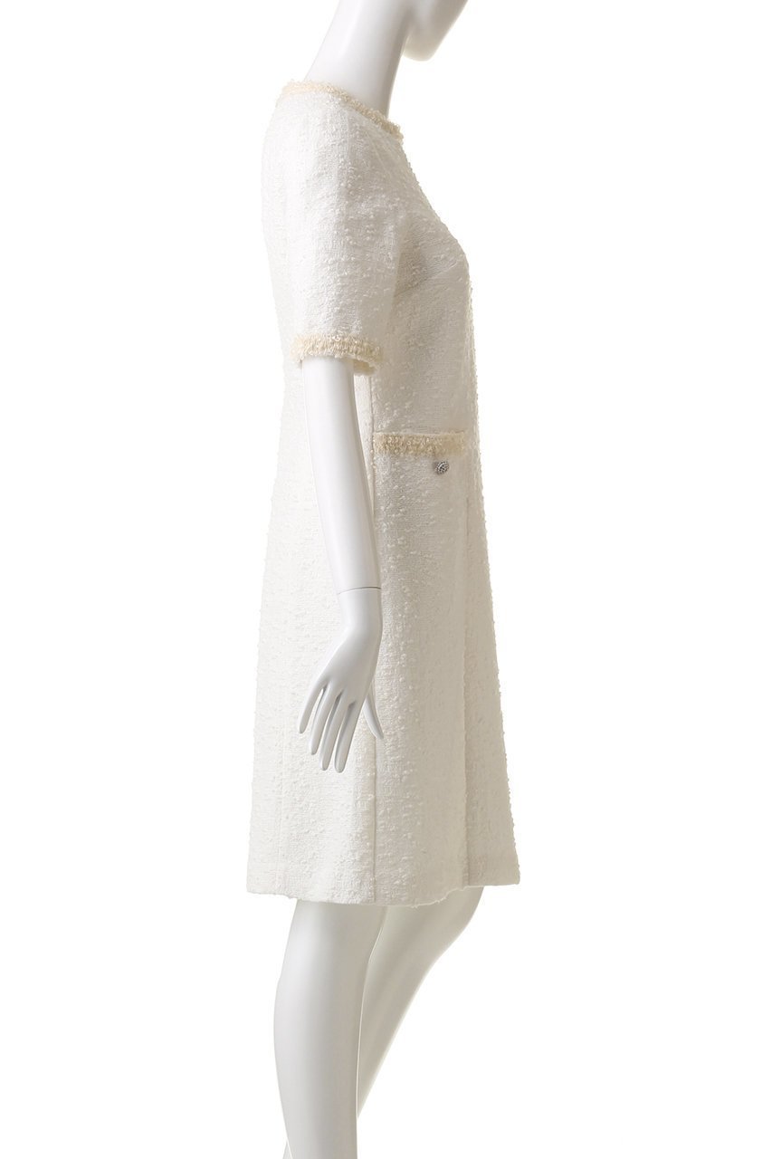 【エムダブリュー/MW】のライトツィード ドレス 人気、トレンドファッション・服の通販 founy(ファニー) 　ファッション　Fashion　レディースファッション　Fashion for Women　ワンピース　Dresses　フォーマル・パーティードレス・結婚式用ドレス　Elegant & Casual Dresses　チュニック　Tunic Tops & Dresses　なめらか　Smooth, Silky Texture　イタリア　Italy　チュニック　Tunic, Long Top　ツイード／ツィード　Choker, Choker Necklace　ドレス　Dress, One-Piece　ポケット　Pocket, Pocket Detail　other-3|ID: prp329100003876084 ipo3291000000032917965