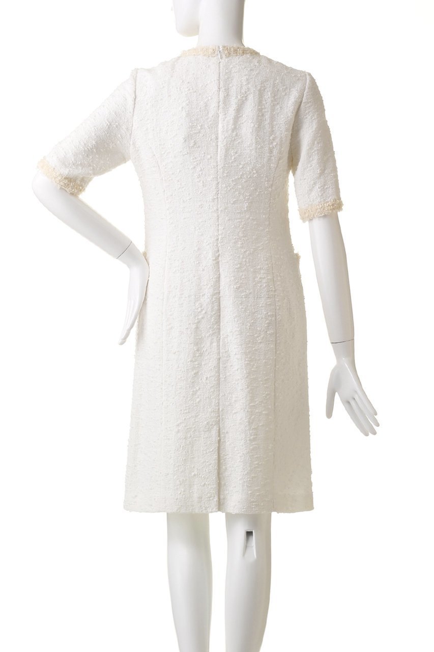 【エムダブリュー/MW】のライトツィード ドレス 人気、トレンドファッション・服の通販 founy(ファニー) 　ファッション　Fashion　レディースファッション　Fashion for Women　ワンピース　Dresses　フォーマル・パーティードレス・結婚式用ドレス　Elegant & Casual Dresses　チュニック　Tunic Tops & Dresses　なめらか　Smooth, Silky Texture　イタリア　Italy　チュニック　Tunic, Long Top　ツイード／ツィード　Choker, Choker Necklace　ドレス　Dress, One-Piece　ポケット　Pocket, Pocket Detail　other-4|ID: prp329100003876084 ipo3291000000032917972