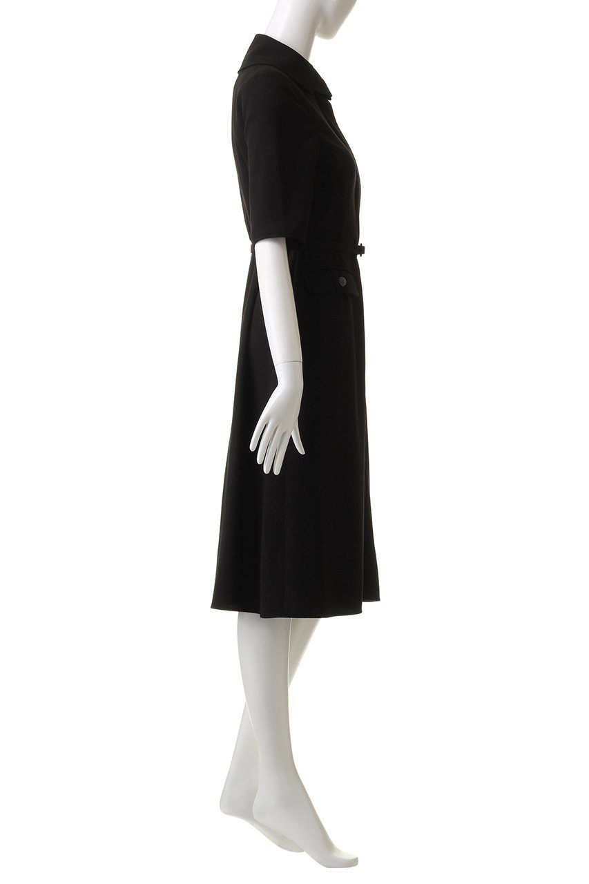 【エムダブリュー/MW】のダブルカラー ドレス 人気、トレンドファッション・服の通販 founy(ファニー) 　ファッション　Fashion　レディースファッション　Fashion for Women　ワンピース　Dresses　フォーマル・パーティードレス・結婚式用ドレス　Elegant & Casual Dresses　チュニック　Tunic Tops & Dresses　シューズ　Shoes, Footwear　ダブル　Double, Double-Breasted　チュニック　Tunic, Long Top　ドレス　Dress, One-Piece　ドレープ　Drape, Draping Fabric　フラップ　Flap, Flap Pocket　ポケット　Pocket, Pocket Detail　半袖　Short Sleeve, Half Sleeve　other-3|ID: prp329100003876091 ipo3291000000032896059