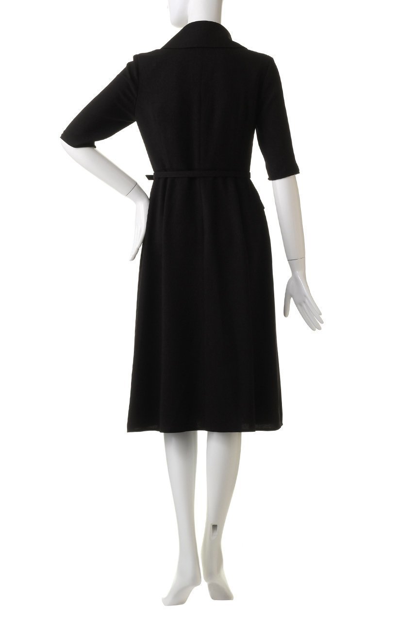 【エムダブリュー/MW】のダブルカラー ドレス 人気、トレンドファッション・服の通販 founy(ファニー) 　ファッション　Fashion　レディースファッション　Fashion for Women　ワンピース　Dresses　フォーマル・パーティードレス・結婚式用ドレス　Elegant & Casual Dresses　チュニック　Tunic Tops & Dresses　シューズ　Shoes, Footwear　ダブル　Double, Double-Breasted　チュニック　Tunic, Long Top　ドレス　Dress, One-Piece　ドレープ　Drape, Draping Fabric　フラップ　Flap, Flap Pocket　ポケット　Pocket, Pocket Detail　半袖　Short Sleeve, Half Sleeve　other-4|ID: prp329100003876091 ipo3291000000032896061
