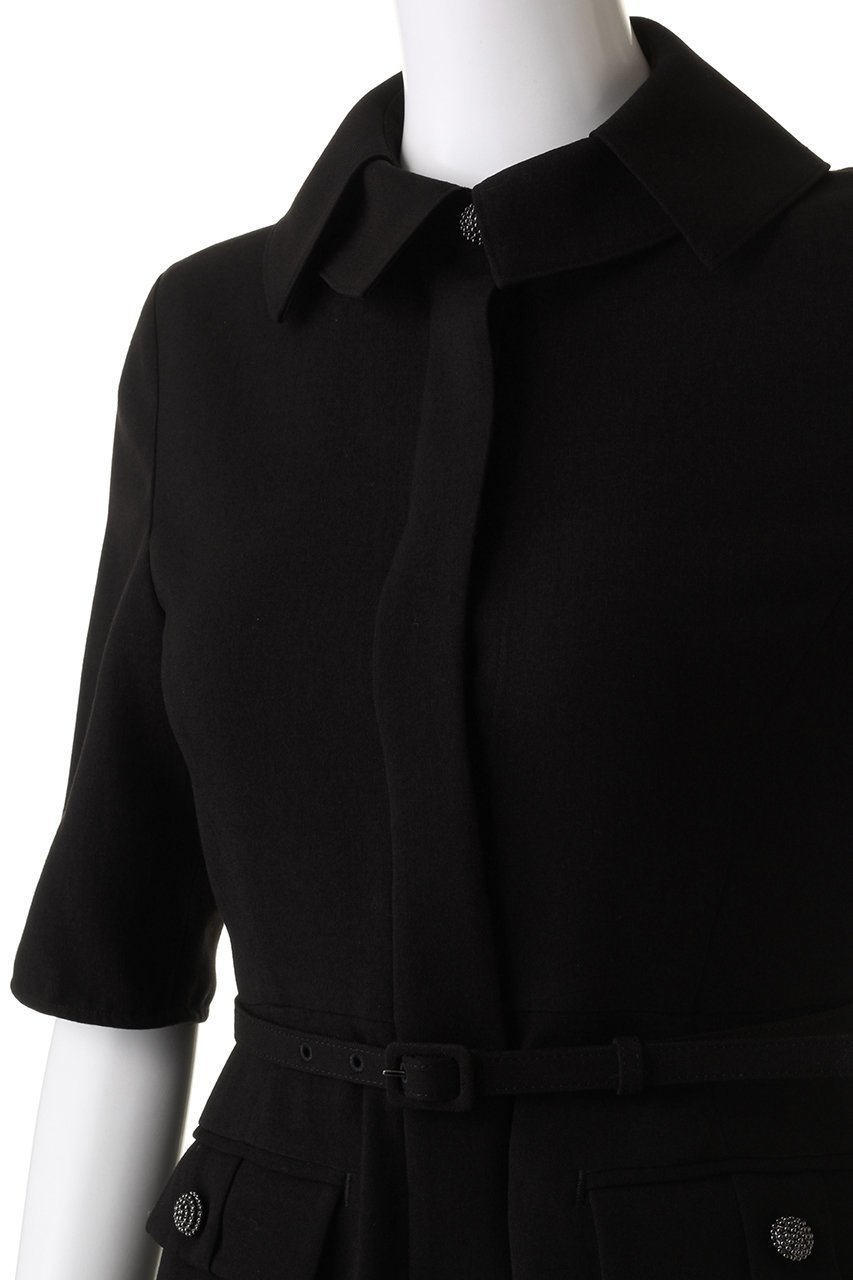 【エムダブリュー/MW】のダブルカラー ドレス 人気、トレンドファッション・服の通販 founy(ファニー) 　ファッション　Fashion　レディースファッション　Fashion for Women　ワンピース　Dresses　フォーマル・パーティードレス・結婚式用ドレス　Elegant & Casual Dresses　チュニック　Tunic Tops & Dresses　シューズ　Shoes, Footwear　ダブル　Double, Double-Breasted　チュニック　Tunic, Long Top　ドレス　Dress, One-Piece　ドレープ　Drape, Draping Fabric　フラップ　Flap, Flap Pocket　ポケット　Pocket, Pocket Detail　半袖　Short Sleeve, Half Sleeve　other-5|ID: prp329100003876091 ipo3291000000032896065