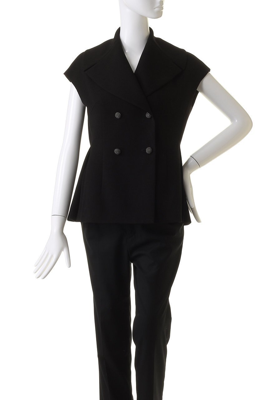 【エムダブリュー/MW】のビッグカラー プリーツ ジャケット 人気、トレンドファッション・服の通販 founy(ファニー) 　ファッション　Fashion　レディースファッション　Fashion for Women　アウター　Coat / Outerwear Collection　レディースジャケット・軽アウター　Jackets　おすすめ　Recommended / Our Picks　シェイプ　Shape, Slim Fit　ジャケット　Jacket, Outerwear　セットアップ　Set-Up, Coordinated Outfit　ドレープ　Drape, Draping Fabric　ビッグ　Big, Oversized　フォルム　Silhouette, Form　プリーツ　Pleats, Pleated　ベスト　Vest, Waistcoat　other-2|ID: prp329100003876092 ipo3291000000032955093
