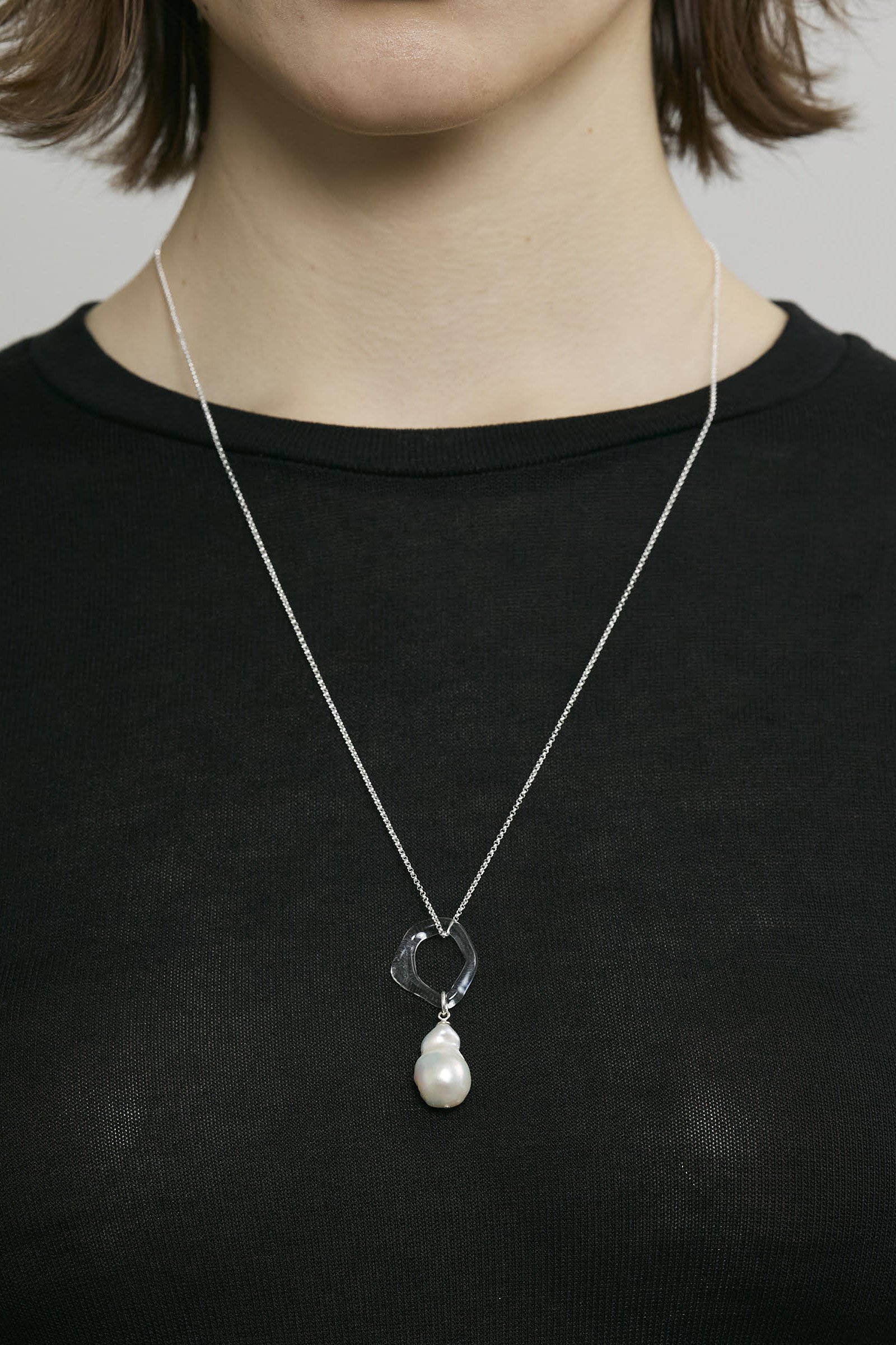 【レム/Lemme】の【ELLE SHOP限定】Baroque Pearl ネックレス 人気、トレンドファッション・服の通販 founy(ファニー) 　ファッション　Fashion　レディースファッション　WOMEN　ジュエリー　Jewelry　ネックレス　Necklaces　ガラス　Glass　ネックレス　Necklace　バロック　Baroque　パール　Pearl　other-2|ID: prp329100003877542 ipo3291000000031378757