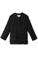 【デパリエ/DEPAREILLE】のツイードチェックノーカラージャケット 人気、トレンドファッション・服の通販 founy(ファニー) ファッション Fashion レディースファッション Fashion for Women アウター Coat / Outerwear Collection レディースジャケット・軽アウター Jackets ノーカラージャケット / シンプル上品コーデ Collarless Jackets オーガンジー Organza Fabric ジャケット Jacket, Outerwear チェック Check, Plaid, Tartan ツイード Twill, Twill Weave パイピング Piping, Trim Design リネン Linen, Linen Fabric エレガント 上品 Elegant 夏 Summer |ID:prp329100003877564