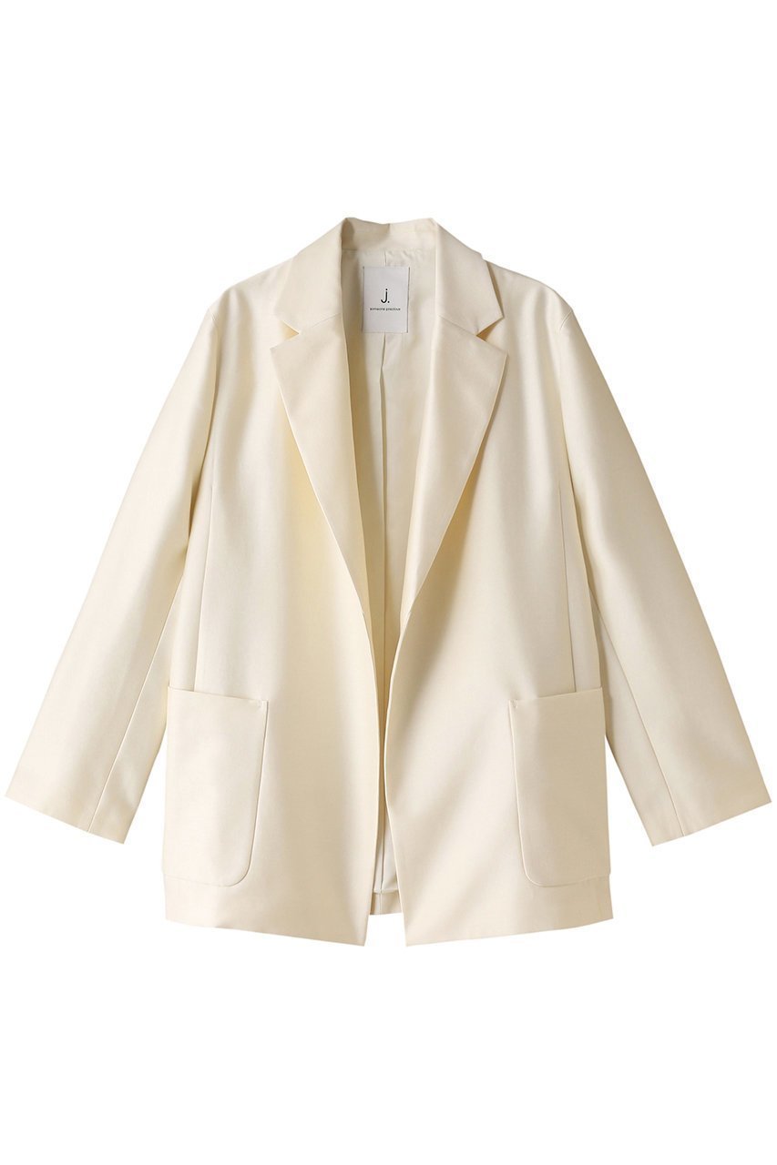 【ジェイドット/j.】のシルクウールタフタオーバーサイズジャケット インテリア・キッズ・メンズ・レディースファッション・服の通販 founy(ファニー) ファッション Fashion レディースファッション Fashion for Women アウター Coat / Outerwear Collection レディースジャケット・軽アウター Jackets おすすめ Recommended / Our Picks シルク Silk, 100% Silk ジャケット Jacket, Outerwear セットアップ Set-Up, Coordinated Outfit パーティ Party, Party Style ビスチェ Bustier, Corset Top エレガント 上品 Elegant ホワイト|ID: prp329100003877568 ipo3291000000035961755