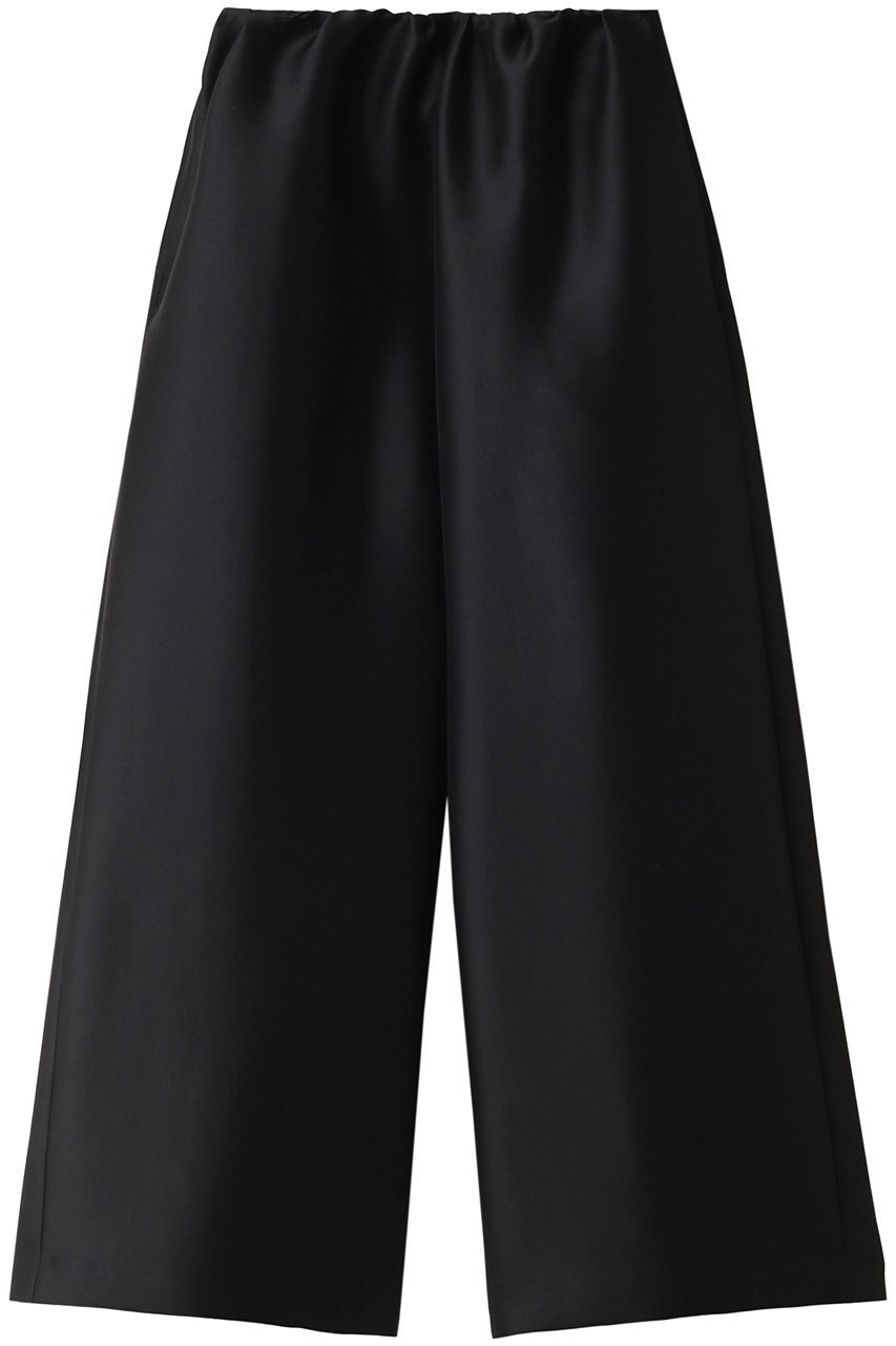 【ジェイドット/j.】のオクタダブルクロスギャザーワイドパンツ インテリア・キッズ・メンズ・レディースファッション・服の通販 founy(ファニー) 　ファッション　Fashion　レディースファッション　Fashion for Women　パンツ　Pants & Trousers　シルク　Silk, 100% Silk　再入荷　Restock / Back in Stock　夏　Summer　春　Spring　S/S・春夏　SS, Spring/Summer, Warm Season　ブラック|ID: prp329100003877570 ipo3291000000032818737