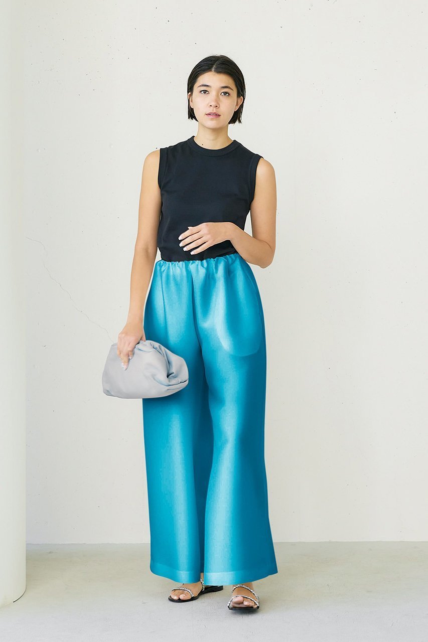 【ジェイドット/j.】のオクタダブルクロスギャザーワイドパンツ 人気、トレンドファッション・服の通販 founy(ファニー) 　ファッション　Fashion　レディースファッション　Fashion for Women　パンツ　Pants & Trousers　シルク　Silk, 100% Silk　夏　Summer　春　Spring　S/S・春夏　SS, Spring/Summer, Warm Season　other-6|ID: prp329100003877570 ipo3291000000036009791