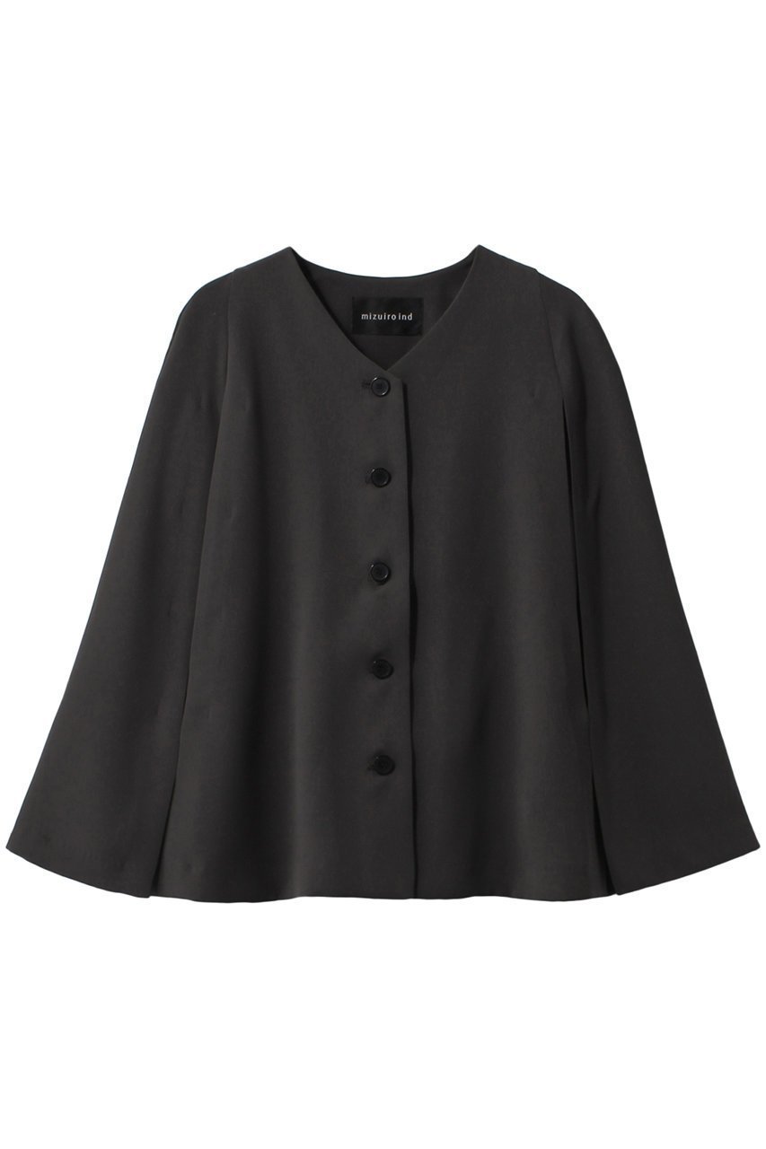 【ミズイロ インド/mizuiro ind】のponcho ポンチョ インテリア・キッズ・メンズ・レディースファッション・服の通販 founy(ファニー) 　ファッション　Fashion　レディースファッション　Fashion for Women　アウター　Coat / Outerwear Collection　レディースジャケット・軽アウター　Jackets　ポンチョ・ケープコート　Ponchos & Capes　ジャケット　Jacket, Outerwear　スリット　Slit, Slit Detail　バランス　Balance, Style Balance　パーティ　Party, Party Style　フレア　Flare, Flared　ポンチョ　Poncho, Cape Style　c.gray|ID: prp329100003879373 ipo3291000000032947759
