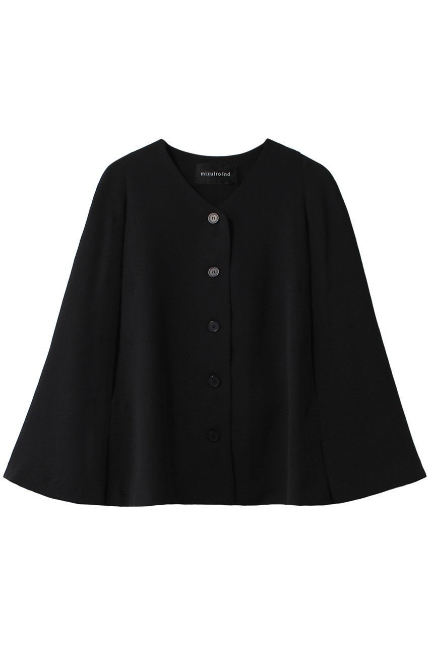 【ミズイロ インド/mizuiro ind】のponcho ポンチョ インテリア・キッズ・メンズ・レディースファッション・服の通販 founy(ファニー) 　ファッション　Fashion　レディースファッション　Fashion for Women　アウター　Coat / Outerwear Collection　レディースジャケット・軽アウター　Jackets　ポンチョ・ケープコート　Ponchos & Capes　ジャケット　Jacket, Outerwear　スリット　Slit, Slit Detail　バランス　Balance, Style Balance　パーティ　Party, Party Style　フレア　Flare, Flared　ポンチョ　Poncho, Cape Style　black|ID: prp329100003879373 ipo3291000000032947764